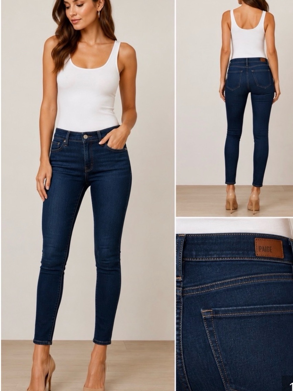 PAIGE Verdugo Ankle Skinny Jeans Sz 29